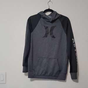 Hurley Charcoal and Black Hoodie